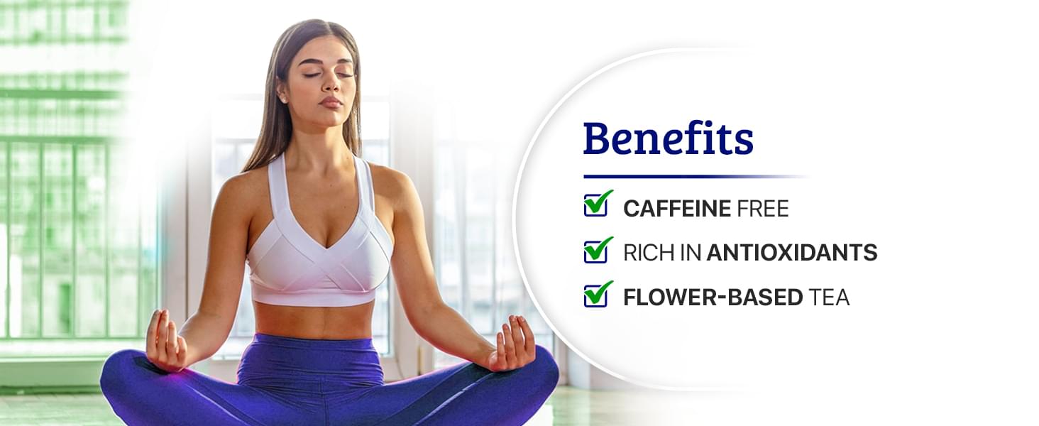 Blue Tea-Grade A Butterfly Pea Flower Tea, 100% Natural organic Tea 100Gm. (350 Cup Tea) - Image 2